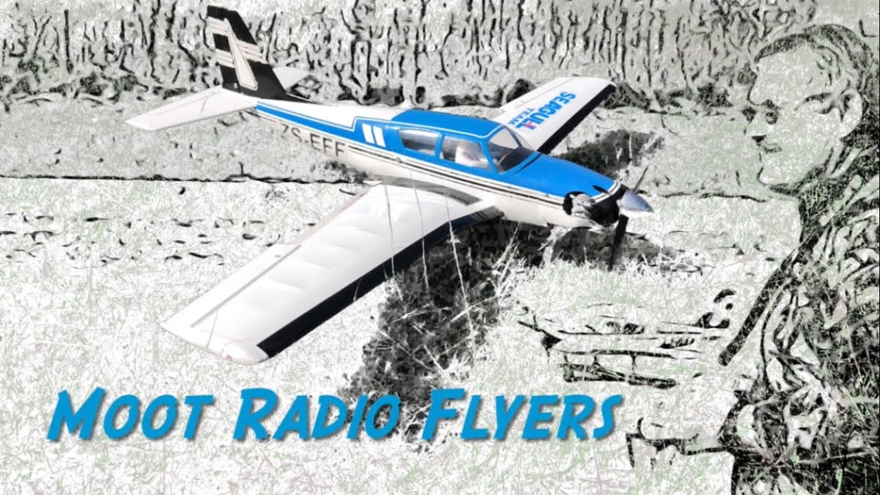 MRF   Seagull Models. Piper Comanche. Powered By Saito 100.