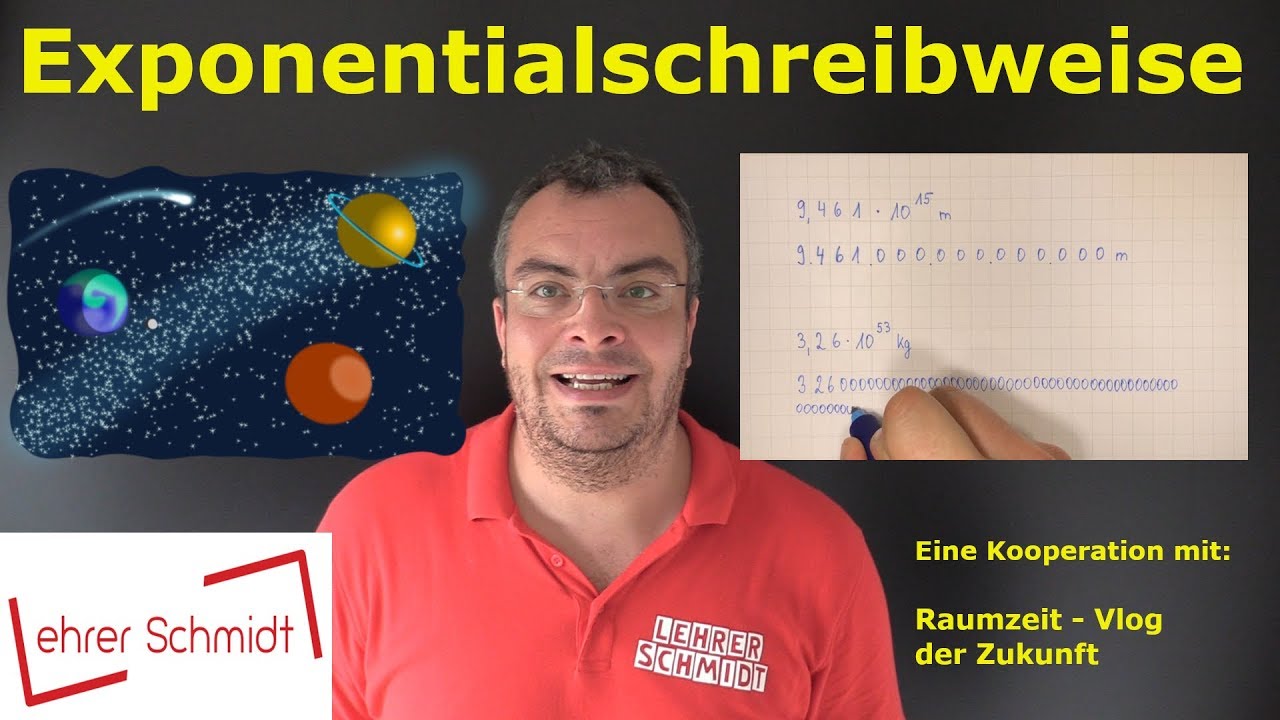 Exponentialschreibweise - sehr große & sehr kleine Zahlen schreiben & lesen | Lehrerschmidt