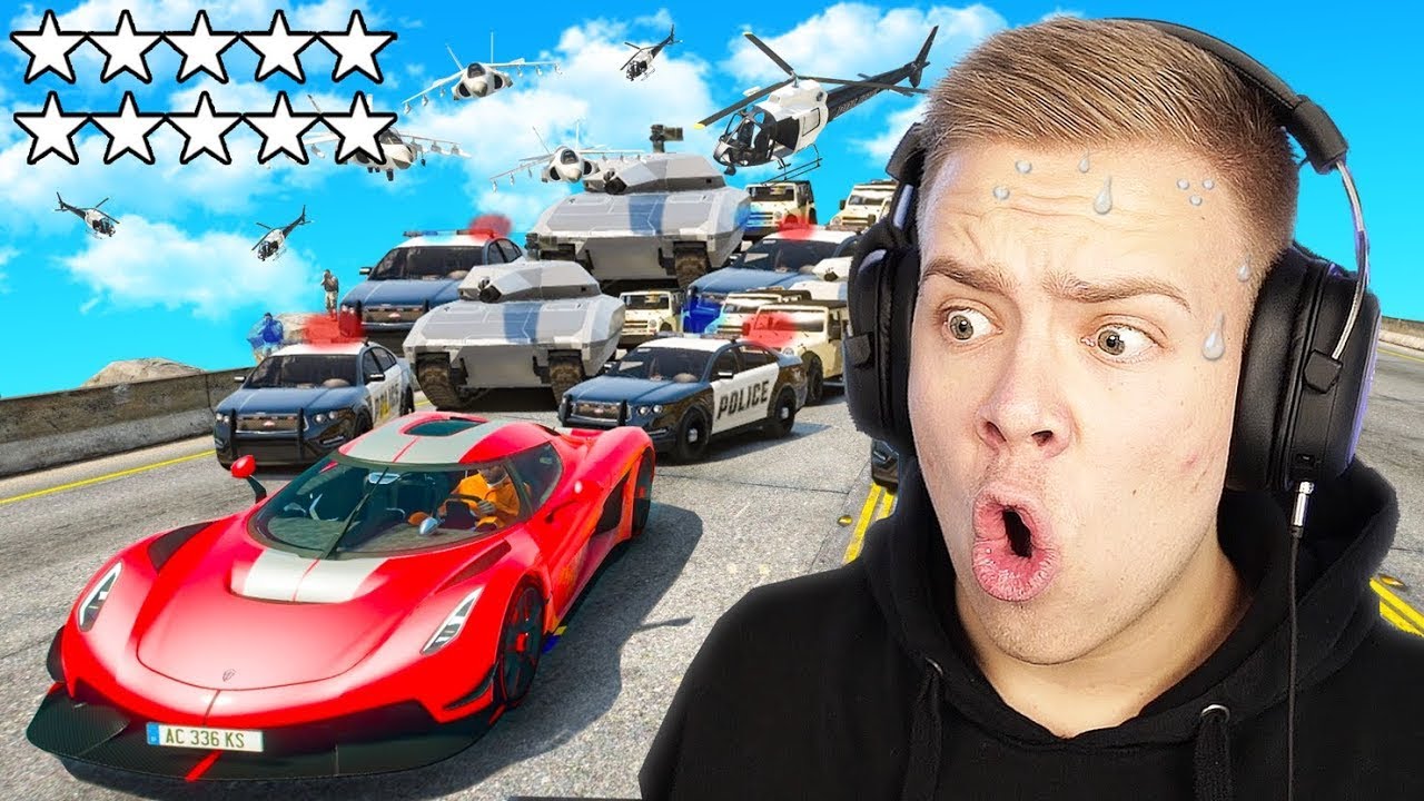 Was passiert wenn man 10 STERNE in GTA 5 bekommt?