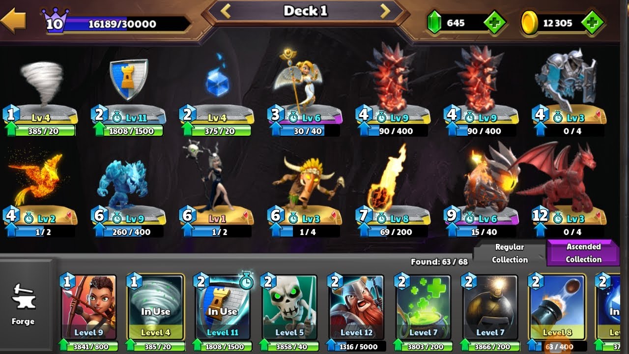 Castle crush best deck for pushing trophies 💀⚔️🔱#viral #gaming #games 