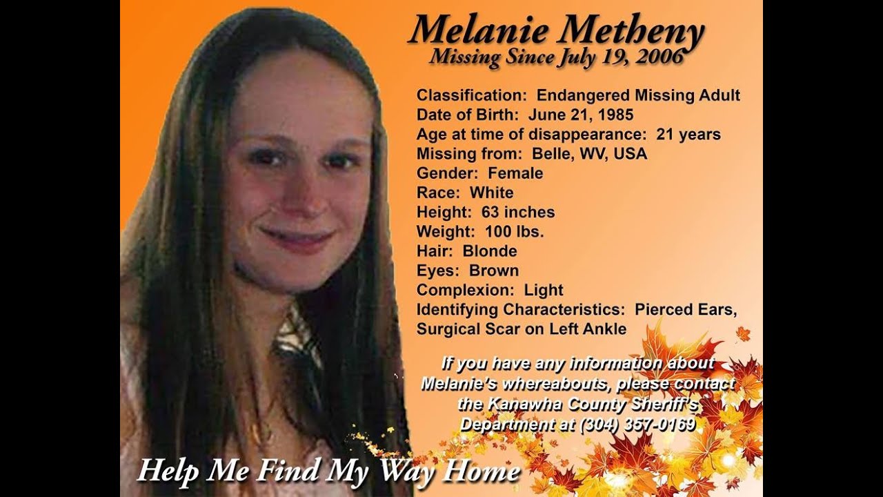 MISSING PERSON: Melanie Metheny