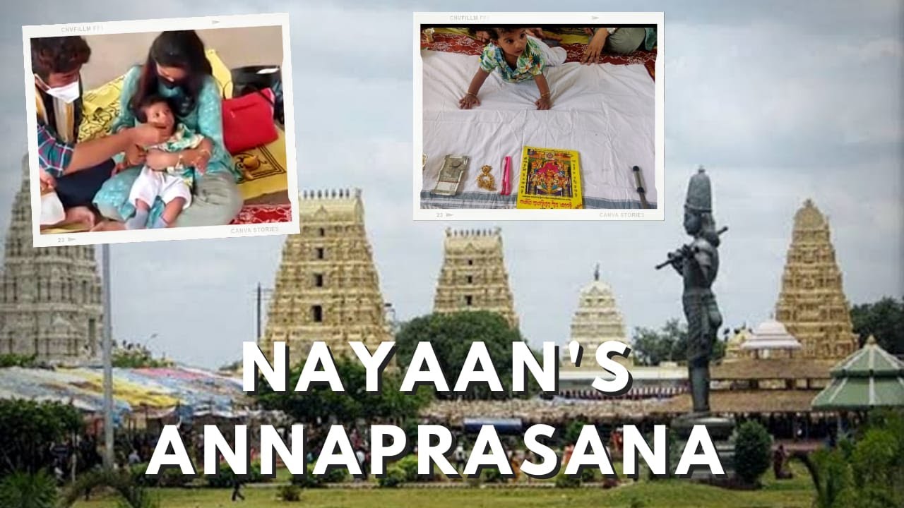 Nayaan's Annaprasana at Dwaraka Tirumala || Weaning Ceremony || DIML