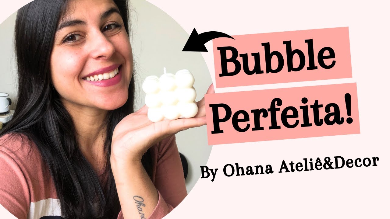 Como fazer uma vela Bubble: Tutorial passo a passo! Velas Artesanais