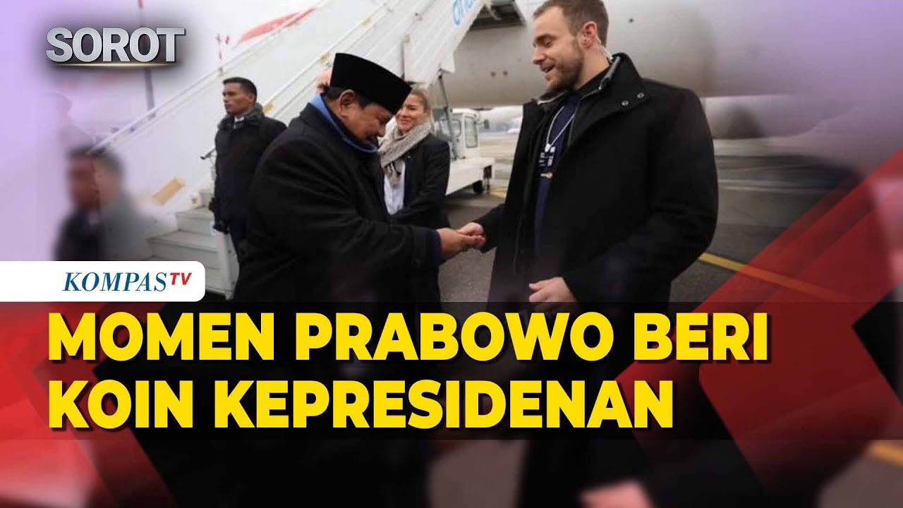 Prabowo Beri Kenang-kenangan Koin Kepresidenan ke Para Pengawal Swiss