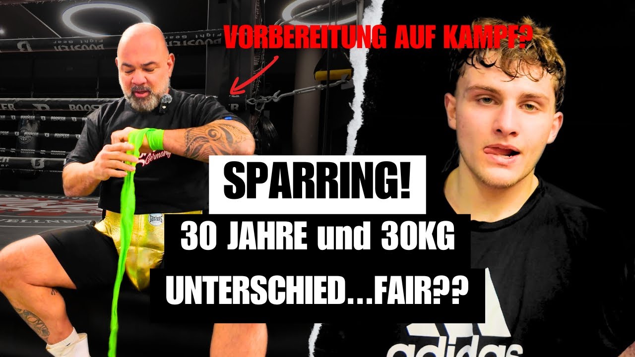 Sparring mit 30 Jahren & 30 Kg Unterschied... Fair? | Zurück aus der Winterpause!