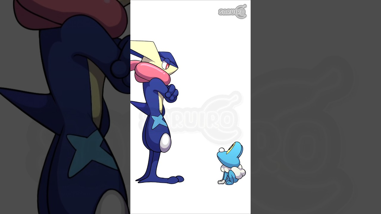 Ninja frogs assemble! ✨️ #pokemon #froakie #greninja #shorts #art #trend #gorillaz