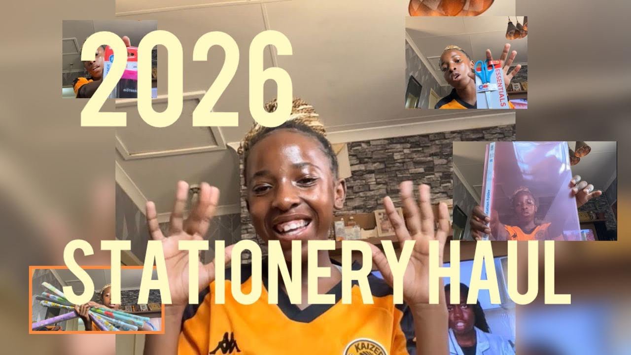 2026 STATIONERY HAUL #southafricanyoutuber #backtoschool #likeandsubscribe 