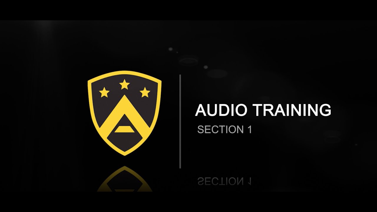 Alpha Crew Sound Training 2025 SECTION1