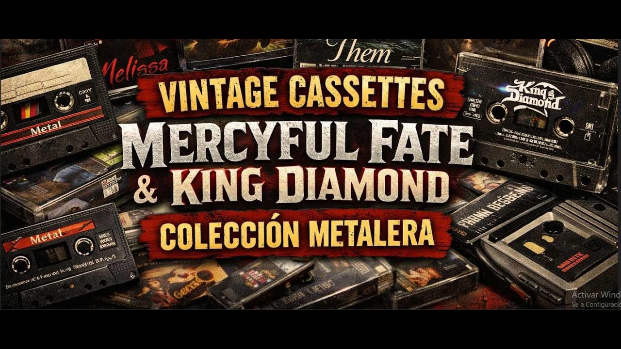 📼🔥 VINTAGE METAL: Mercyful Fate & King Diamond en Cassettes de Época 🔥📼