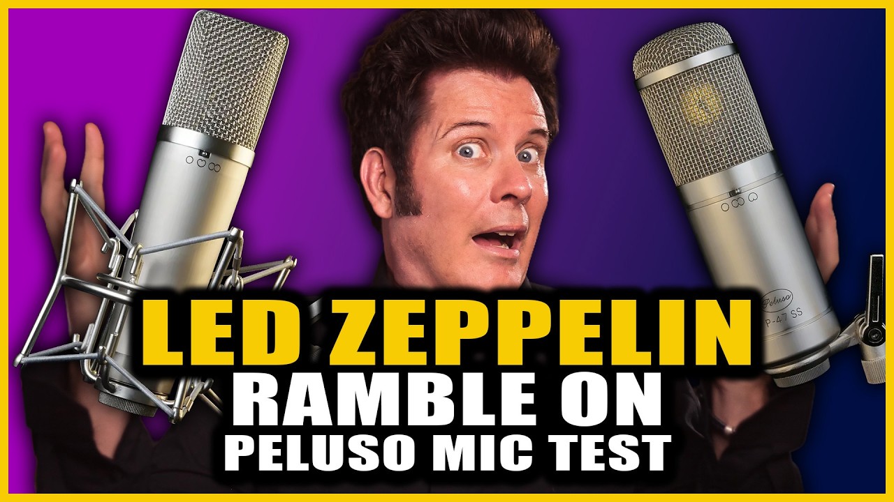 Запись &laquo;Ramble On&raquo; Led Zeppelin с помощью микрофонов Peluso