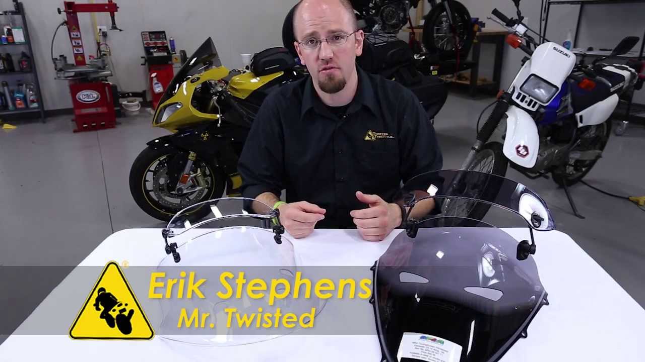 MRA X-Creen Motorcycle Windshield Extension Comparison