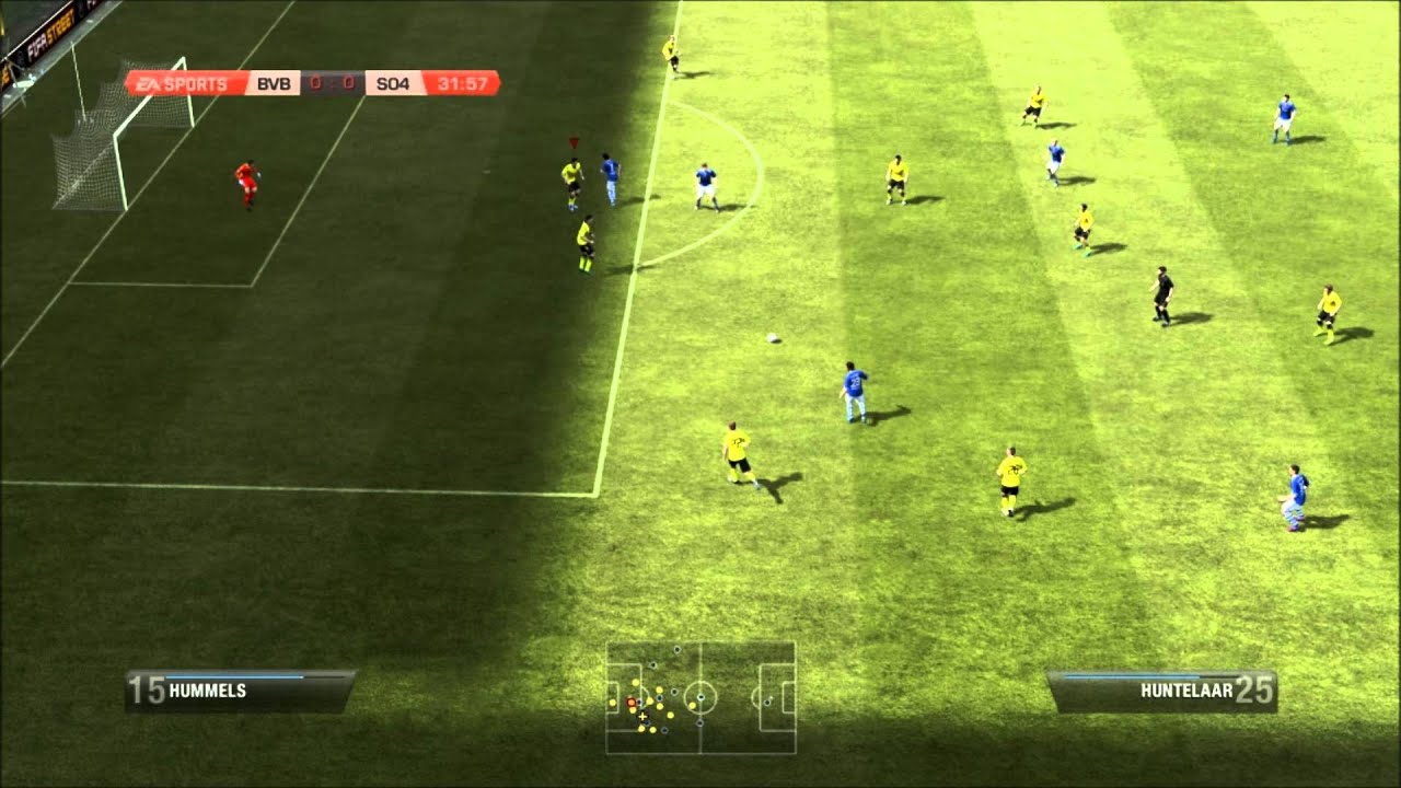 Fifa 12 PC Gameplay HD | Borussia Dortmund vs. FC Schalke 04