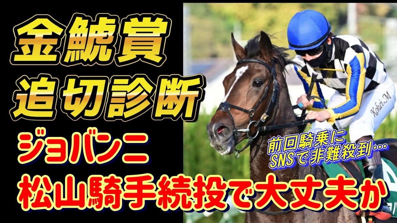 ジョバンニの反撃を警戒【金鯱賞2026 追い切り診断‼】元馬術選手のコラム