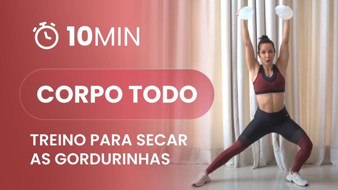 Treino curto para secar gordurinhas do seu corpo - Carol Borba