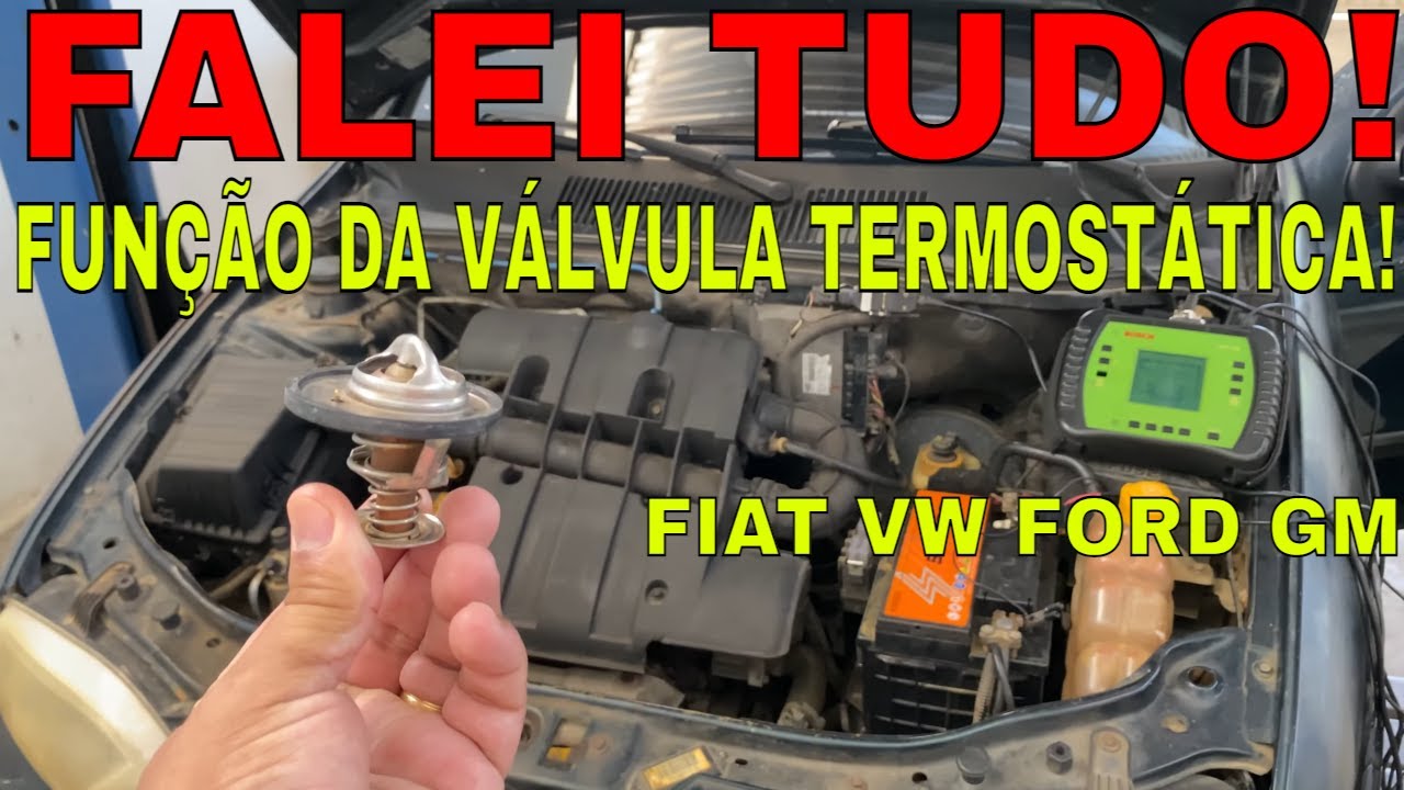 O QUE É VÁLVULA TERMOSTÁTICA PARA QUE SERVE QUAL A FUNÇÃO NO SISTEMA DO PALIO UNO STRADA SIENA IDEA?