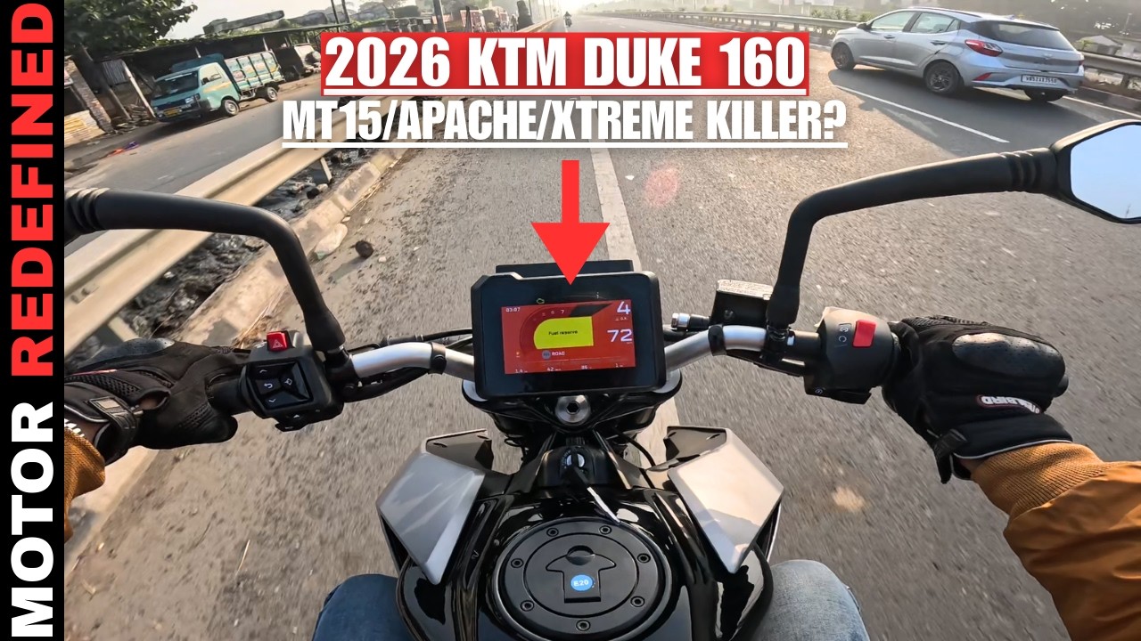 2026 KTM Duke 160 TFT Updated Model Ride Review | Apache 160/Xtreme 160/MT15 Killer??
