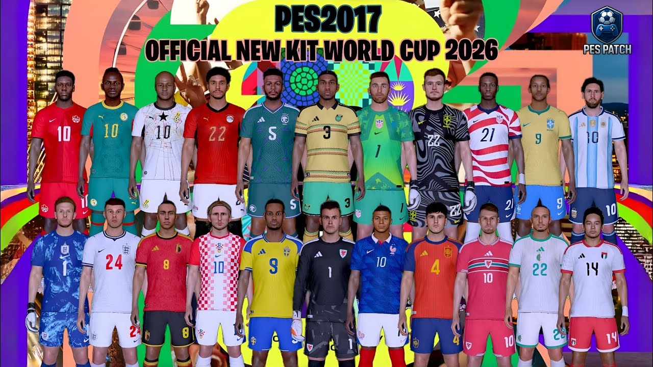 PES 2017 NEW KITPACK OFFICIAL WORLD CUP 2026 V1