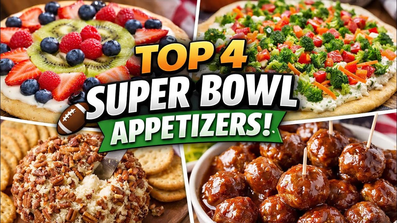 My 4 Favorite Super Bowl Appetizers That Always Disappear!