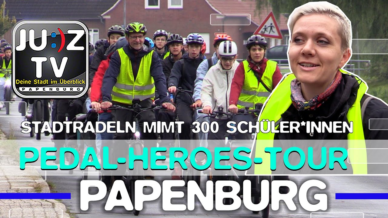 JUZ TV News - Stadtradeln 2025 Papenburg Pedal Heroes