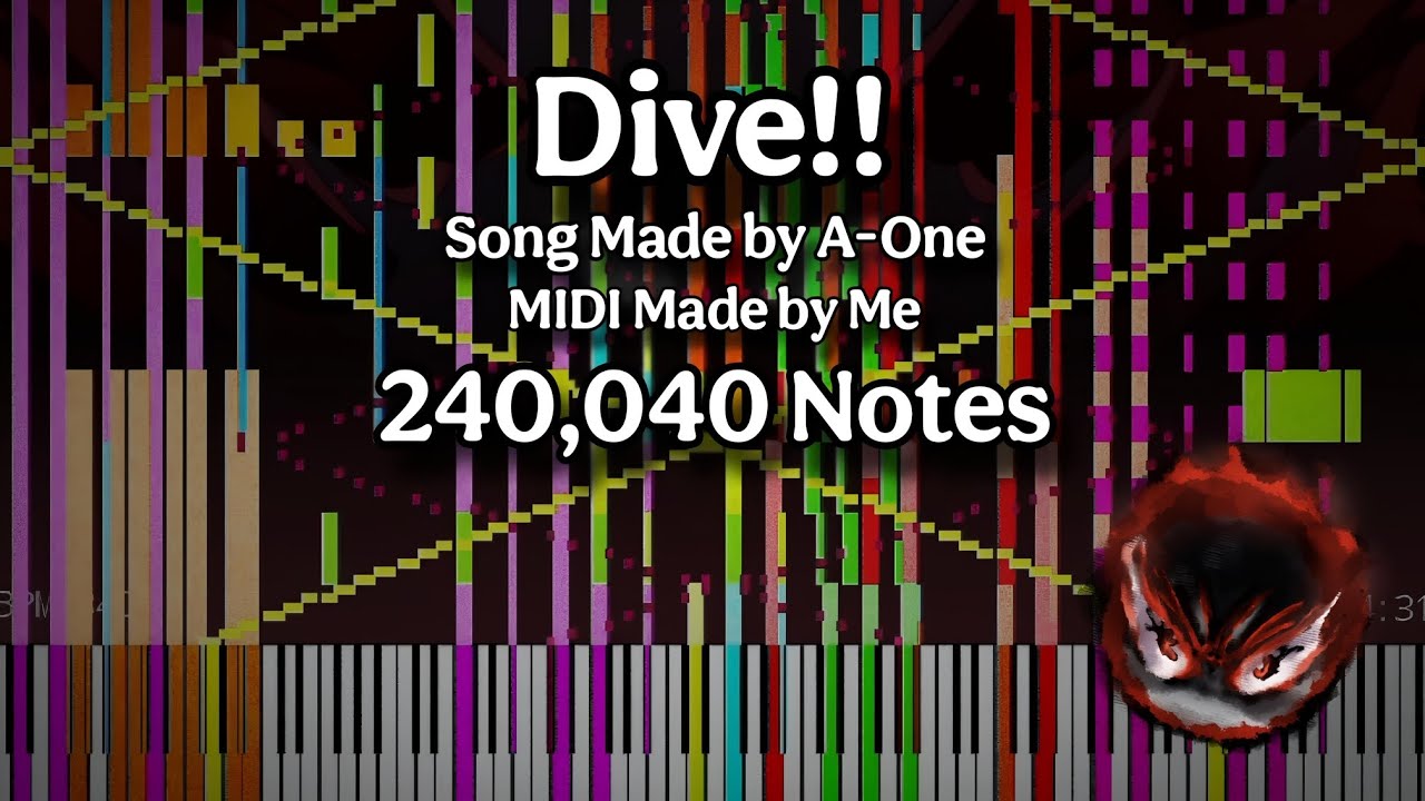 [Black MIDI] A-One - Dive!! ~ 240k Notes
