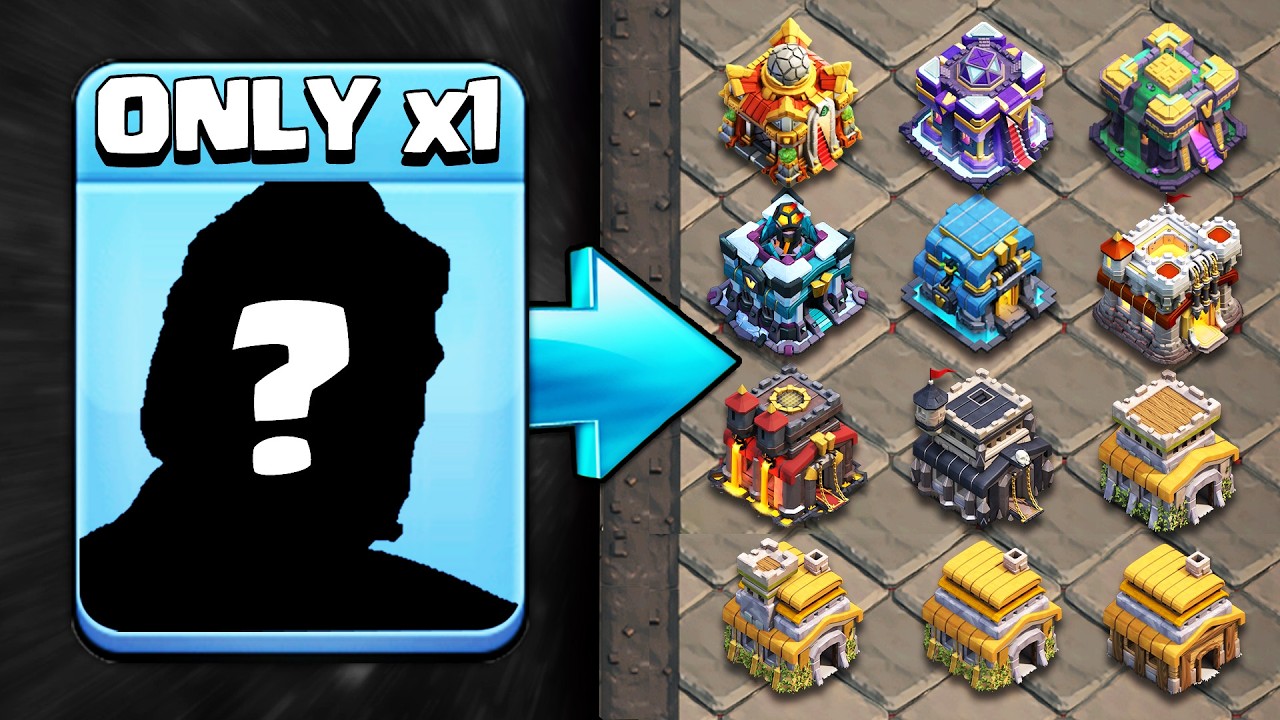 1 TROOP vs BEST CLAN in Clash of Clans!