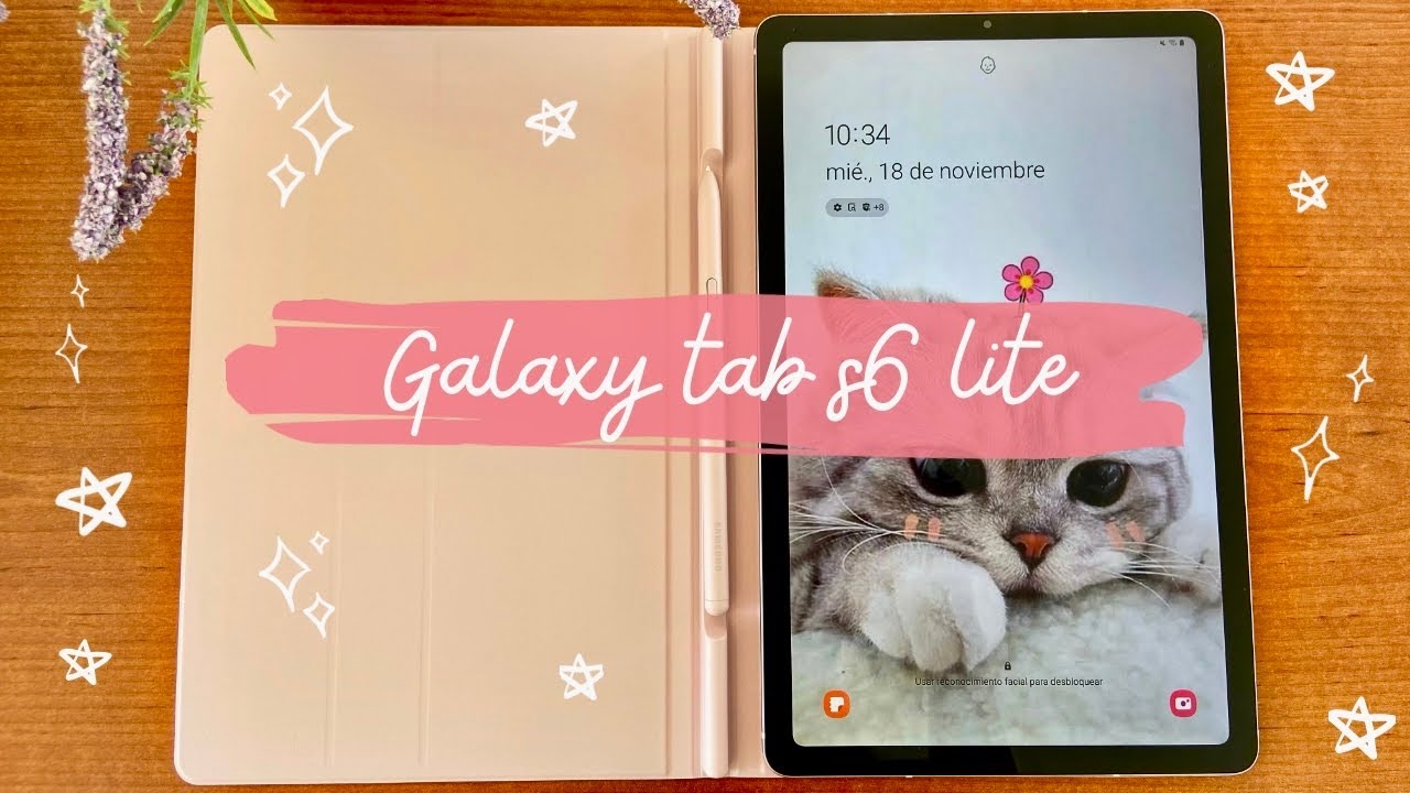 ☁️✨ Samsung Galaxy Tab S6 Lite Unboxing + Accessories 🌸
