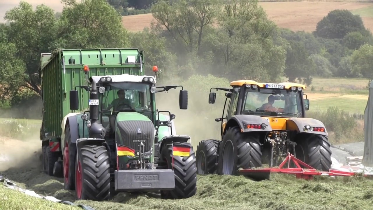 Fendt 939 & 824 mit Krone ZX 450 [Sound] [HD]