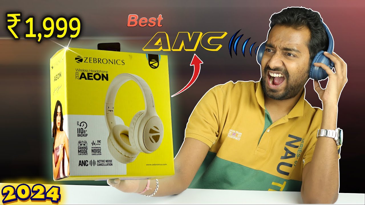 Best Wireless Headphones under 2000 for Gym, Music ? | Zebronics Aeon Wireless Headphone Review