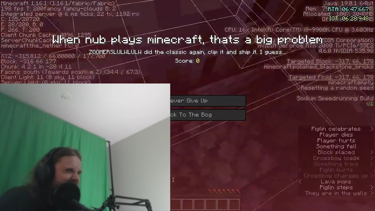Forsen Overwhelmed By Piglins Jumps