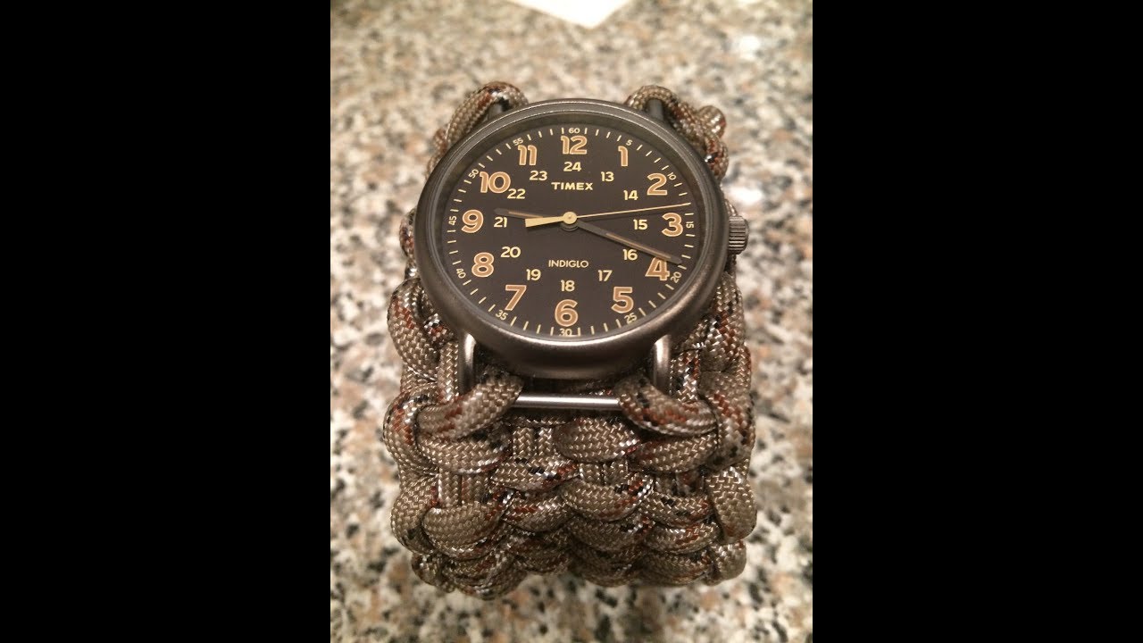 Double Blaze Bar Paracord Watch Band: The Mother of all Watch Bands!