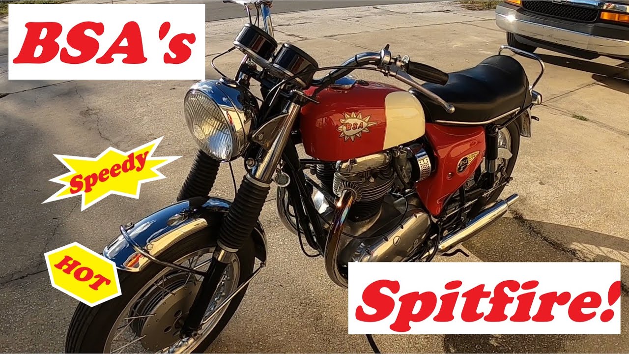 BSA MKII SPITFIRE 1966 года — уличный боец ​​из кафе?