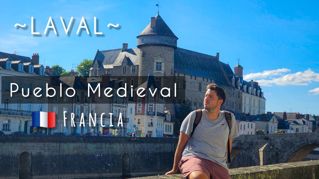 🏰 Pueblo Medieval en Francia 🇫🇷 LAVAL 📍