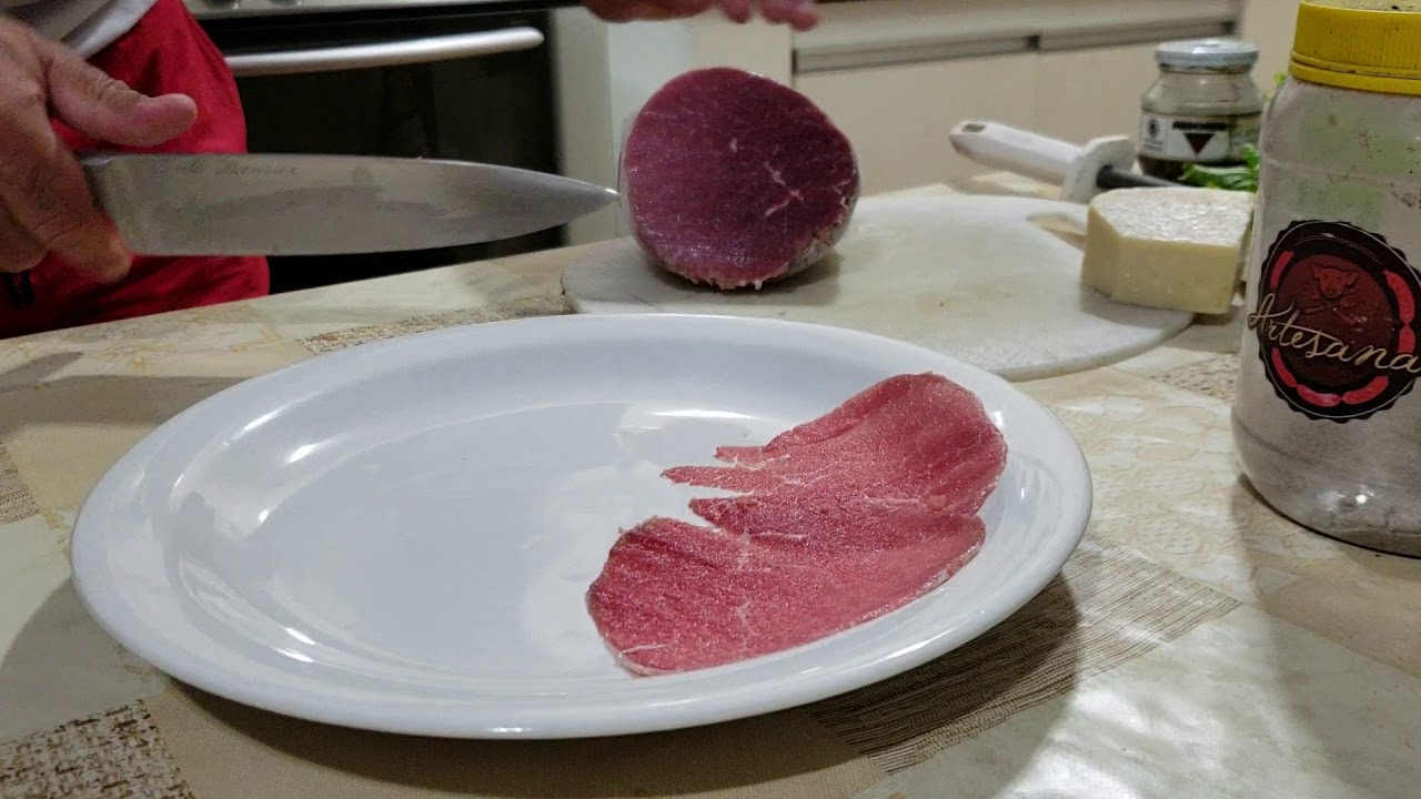 Como fazer carpaccio em casa