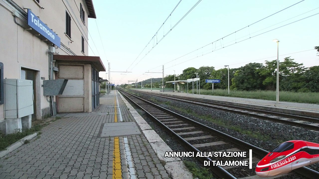 Annunci alla stazione di Talamone