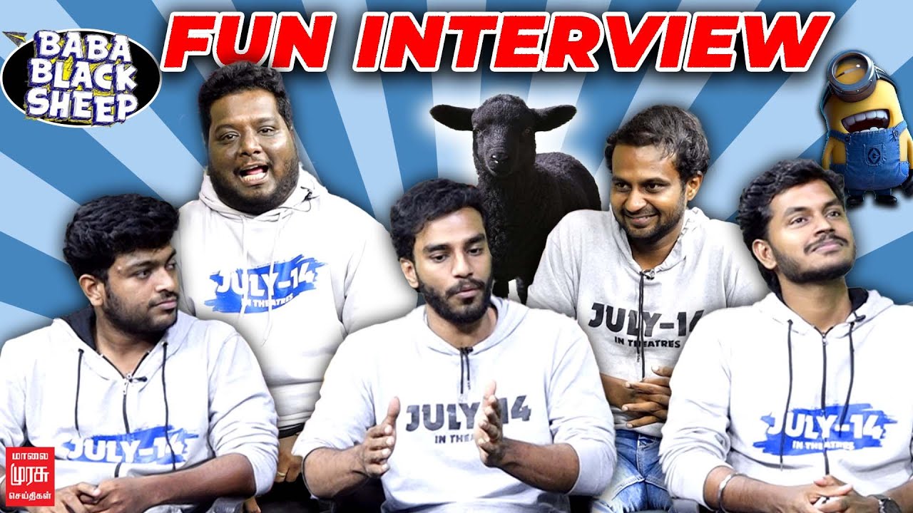 Baba Black Sheep Team Fun Interview | Rj Vigneshkanth, Ammu Abhirami, Abdul Ayaz, Narendra Prasad
