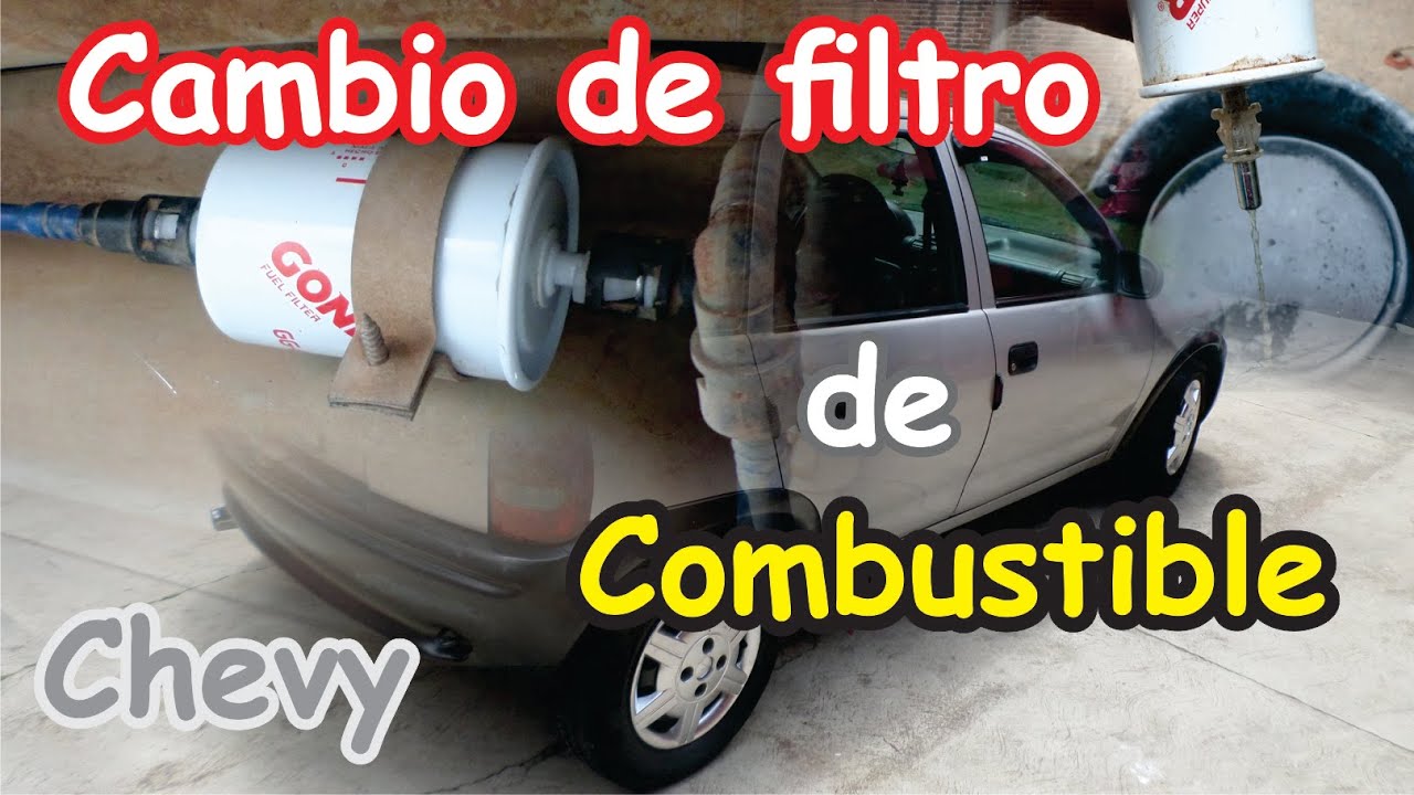 Como se cambia el filtro de Gasolina del Chevy | Opel Corsa