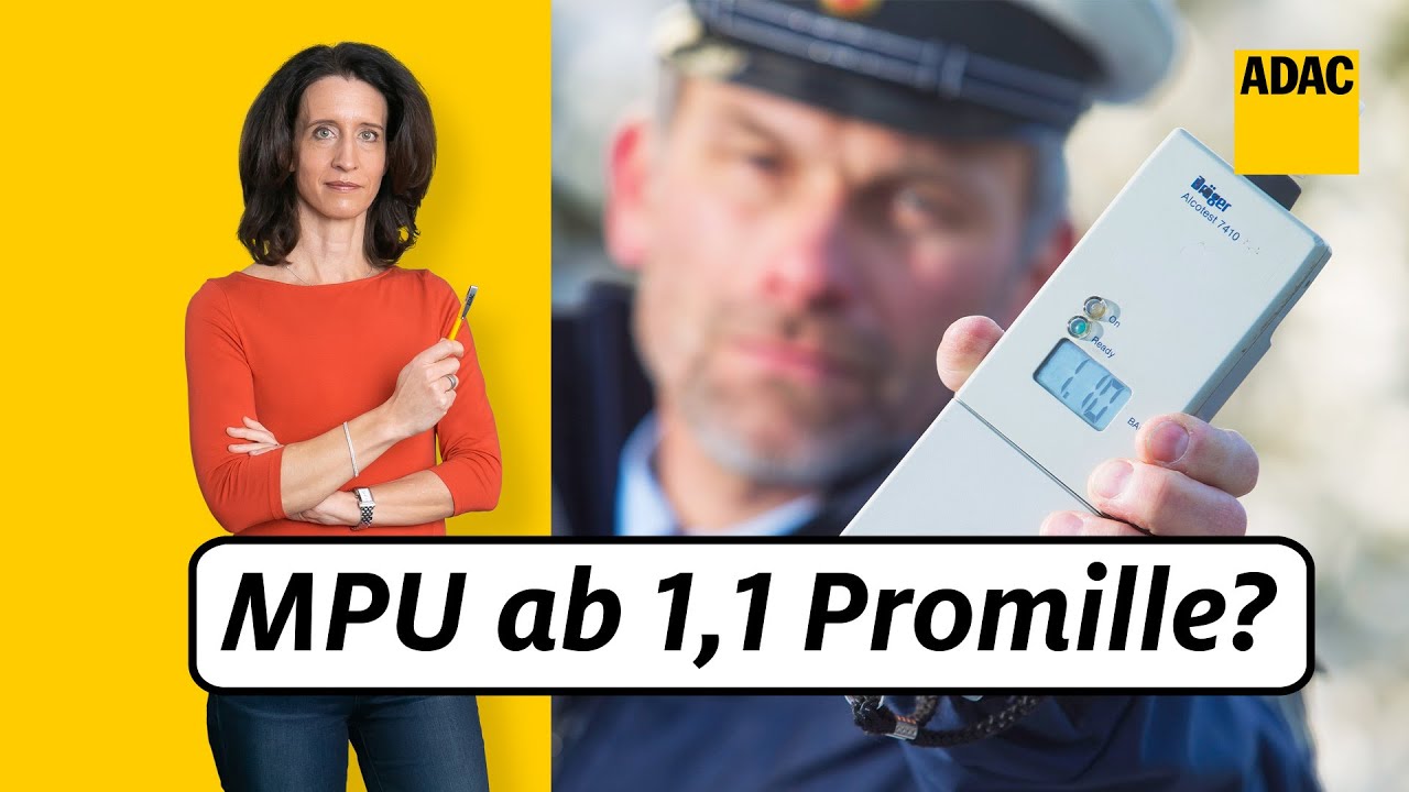Achtung MPU: Nun schon ab 1,1 Promille möglich? | ADAC | Recht? Logisch!