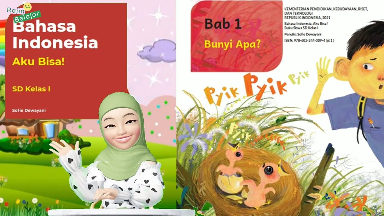(Part 1) Bahasa Indonesia Kelas 1 SD Bab 1 : Bunyi Apa ? || Kurikulum Merdeka