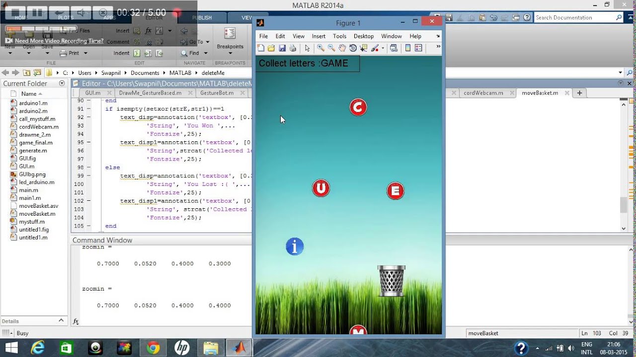 Matlab game