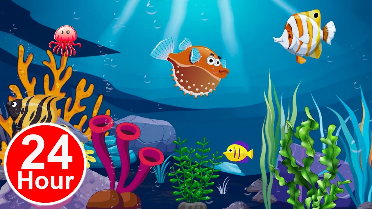 24 Hours Mozart & Brahms Lullaby for Baby  Sleep Instantly & Nursery Rhymes by Fish Lullaby #001