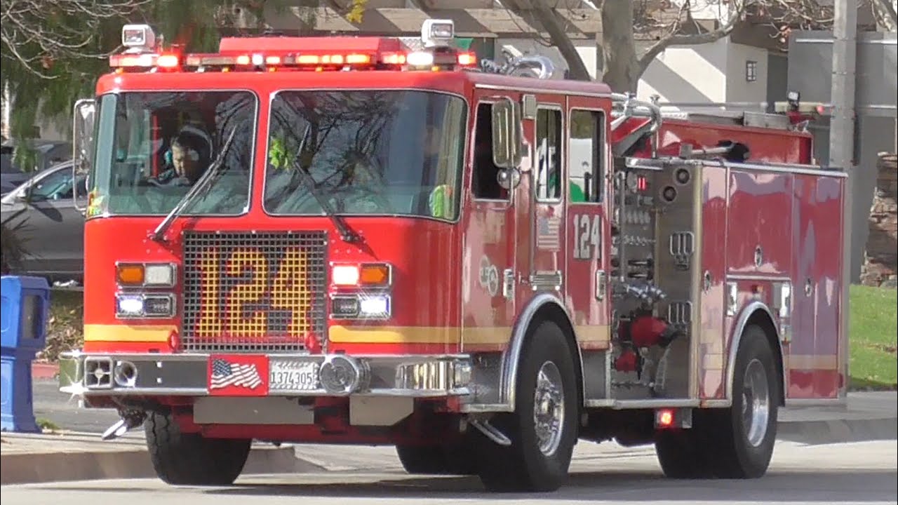 LACoFD Engine 124 Responding 1/6/2026