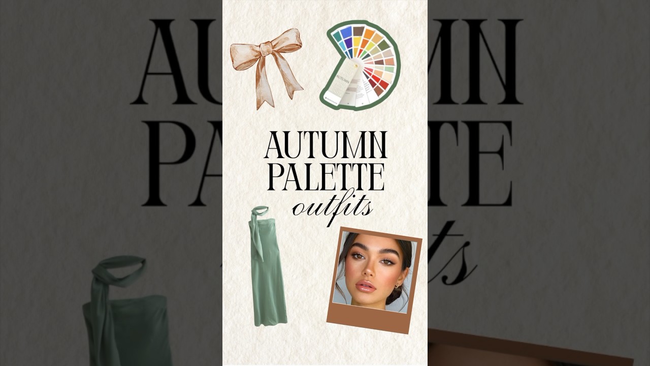 Soft and muted autumn palette ladies have gorgeous colors to choose from 