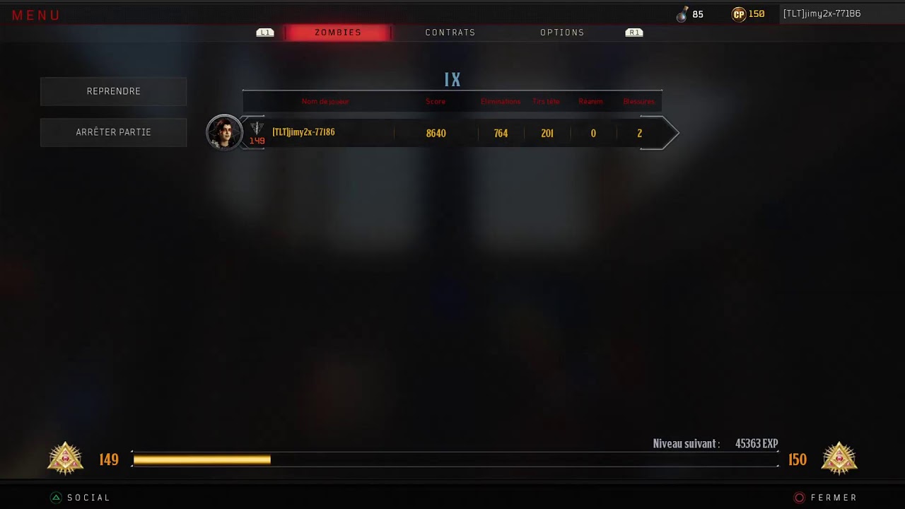 Petit retour de 6ans Bo4 Zombie