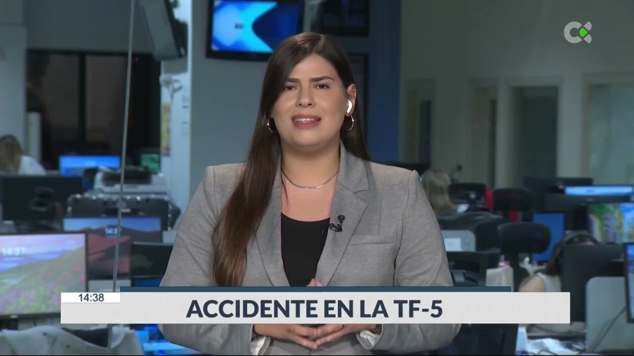 Accidente en la TF-5 sentido norte a la altura de Los Realejos con varios heridos