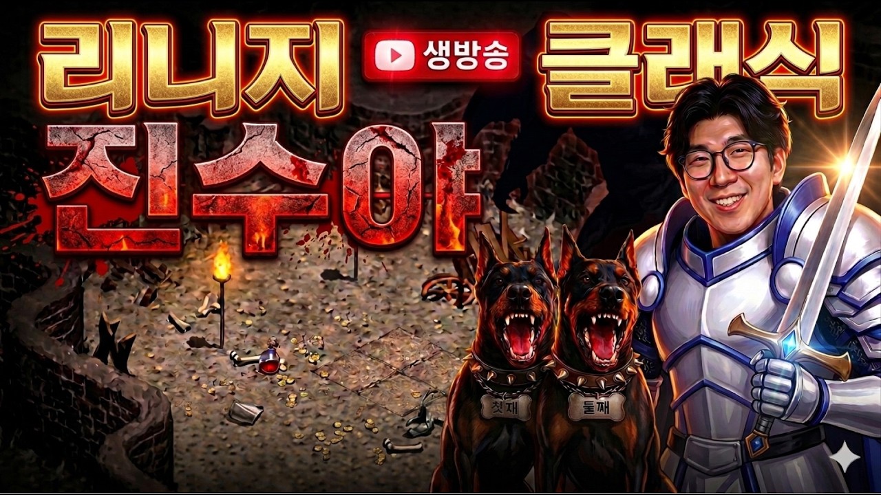 [리니지 클래식]  힘기사 쫄법 투클라로 꿀빨기 (컨늘리기)