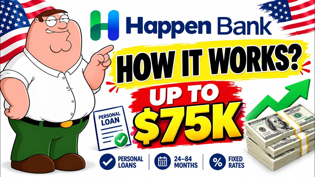 Happen Bank Personal Loan 2026 | How It Works, Requirements & Up to $75,000 Explained