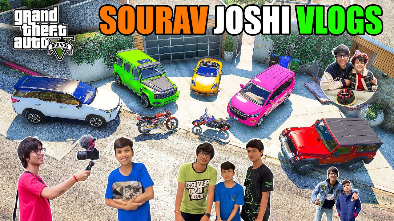 Franklin and ShinChan Stolen Sourav Joshi Vlogs Cars in GTA 5 | JNK GTA V
