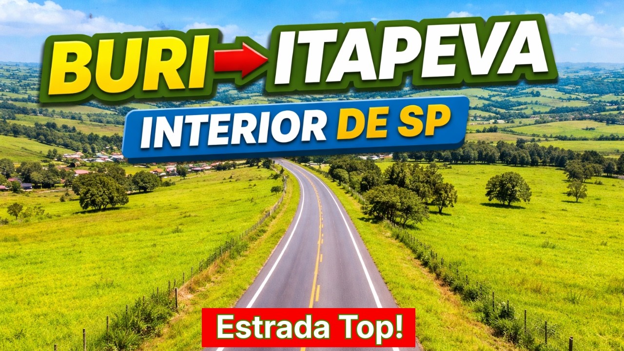Viajando de BURI a ITAPEVA pelo Interior de São Paulo! Quase Ninguém Mostra Essa Estrada!