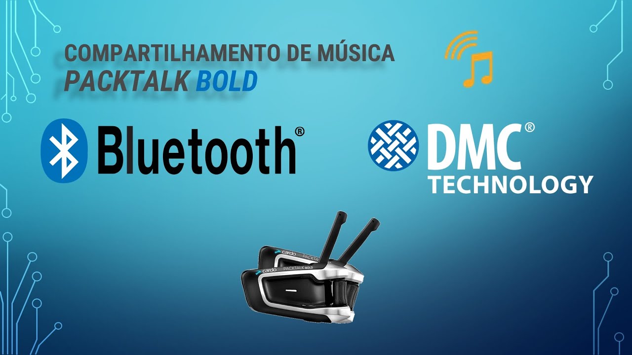 Packtalk Bold - Compartilhamento de Áudio em Bluetooth e DMC