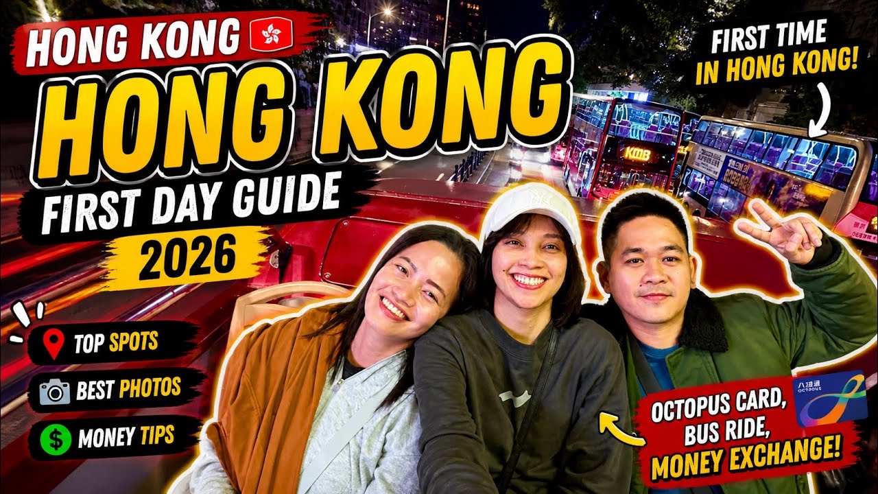 Hong Kong DIY Travel Guide 2025 🇭🇰 | Octopus Card• A21 Bus • Budget Room Tour • Night Market